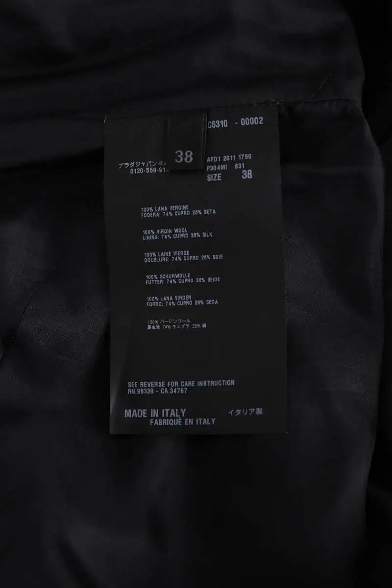 Robe Prada Noir en Laine