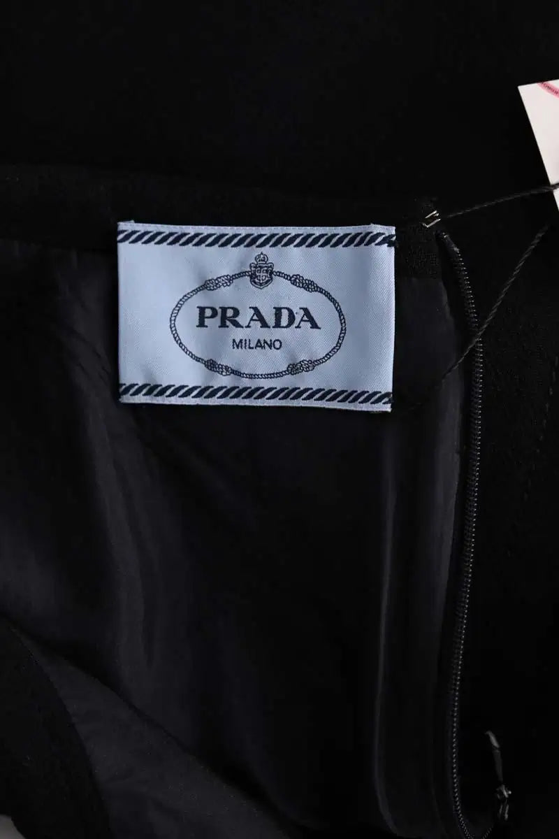 Robe Prada Noir en Laine