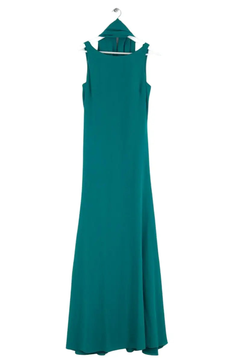 Robe Pronovias Turquoise en Viscose, taille XL - Seconde Main