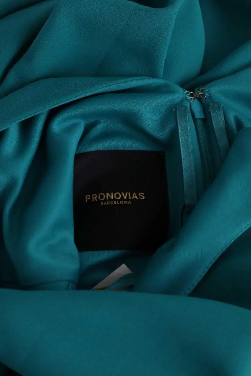 Robe Pronovias Turquoise en Viscose