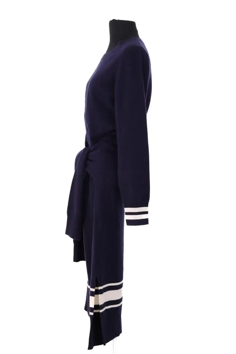 Robe pull Sandro Marine en Laine