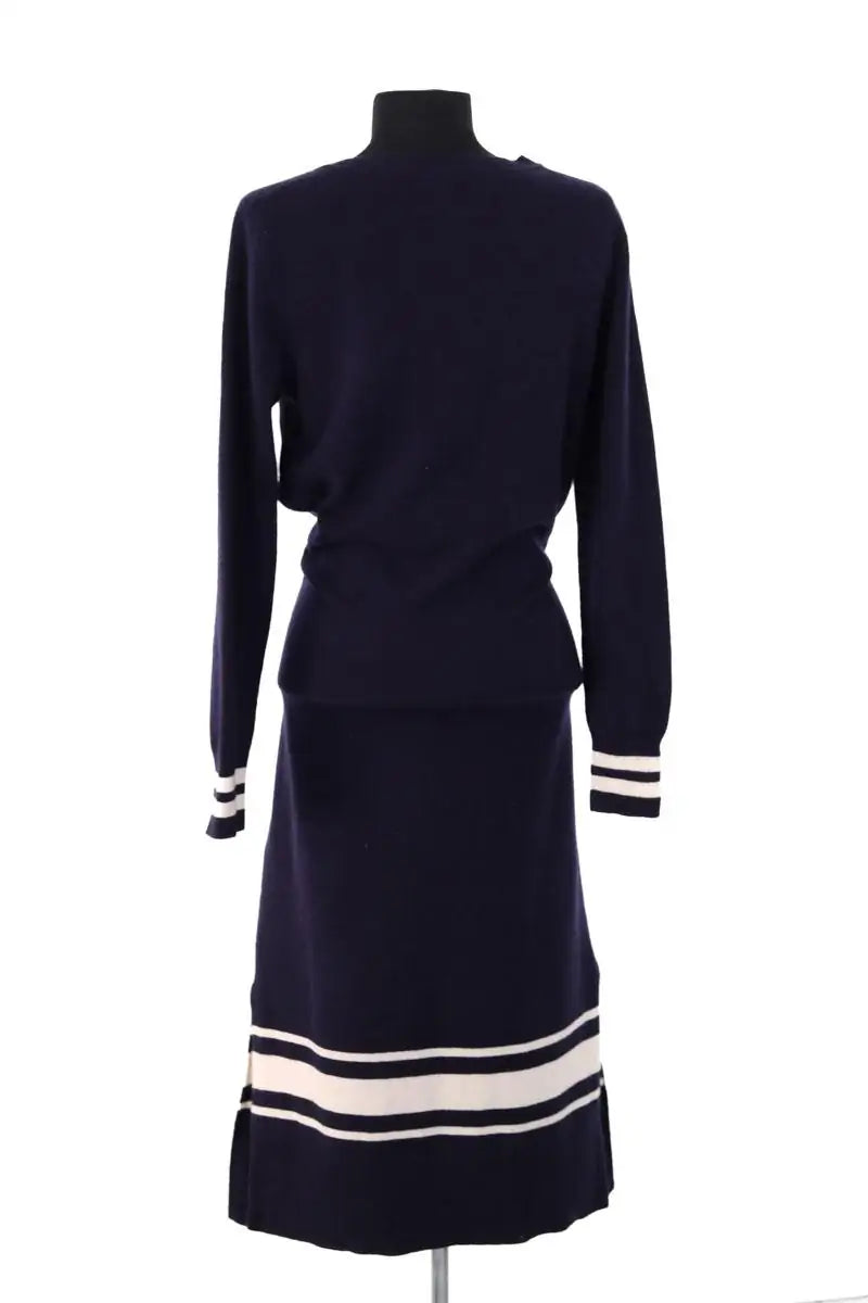 Robe pull Sandro Marine en Laine