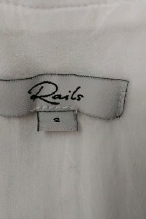 Robe Rails Blanc en Lin