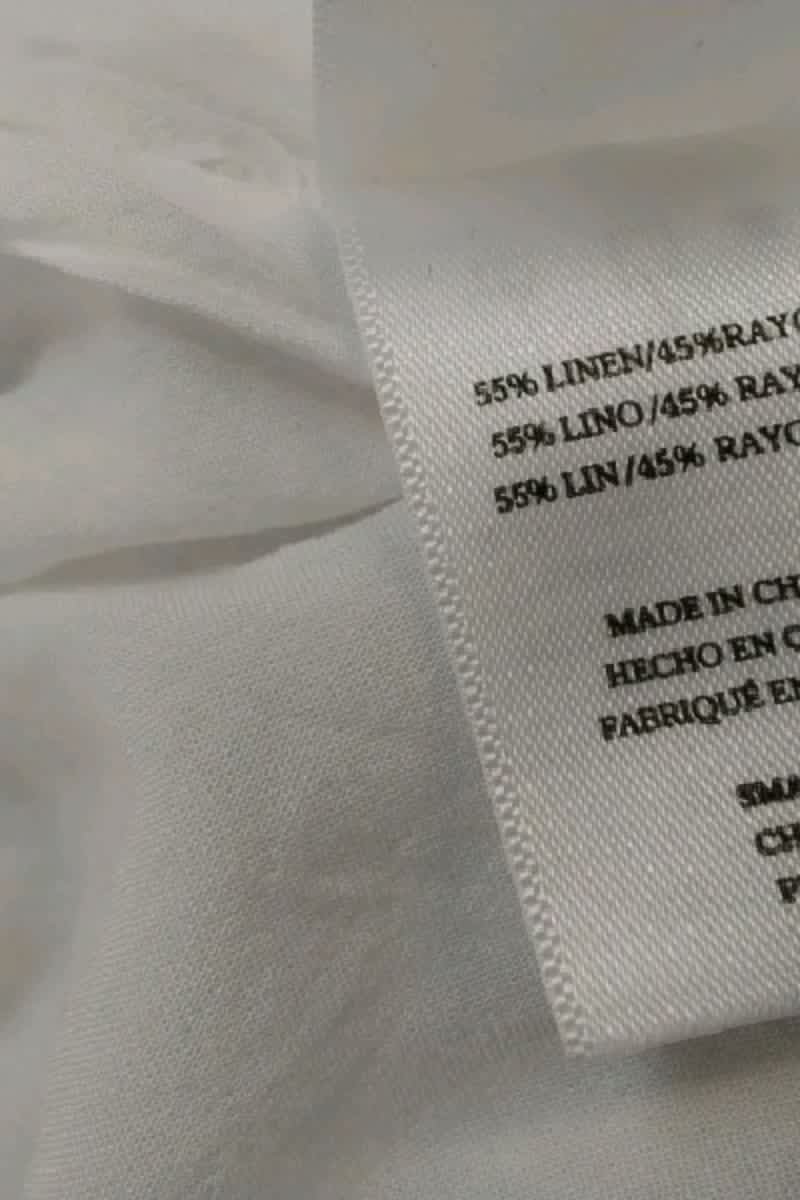 Robe Rails Blanc en Lin