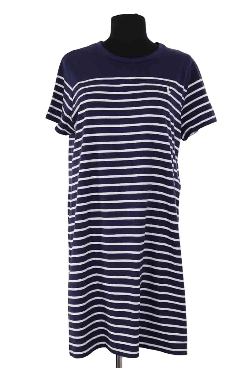 Robe Ralph Lauren Bleu en Coton, taille XL - Seconde Main