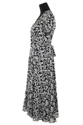 Robe Ralph Lauren Marine en Polyester