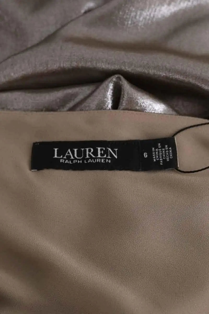 Robe Ralph Lauren Métallique en Synthétique
