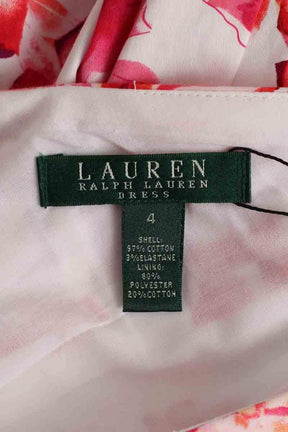 Robe Ralph Lauren Rose en Coton