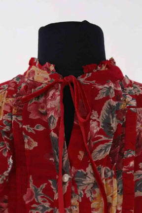 Robe Ralph Lauren Rouge en Synthétique