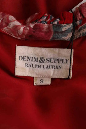 Robe Ralph Lauren Rouge en Synthétique