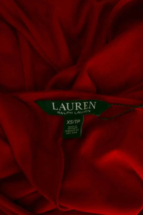 Robe Ralph Lauren Rouge en Synthétique