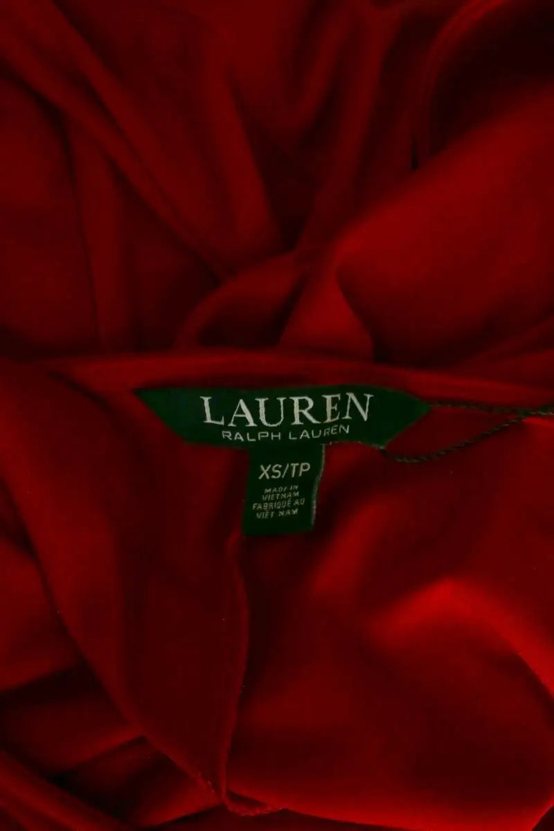 Robe Ralph Lauren Rouge en Synthétique