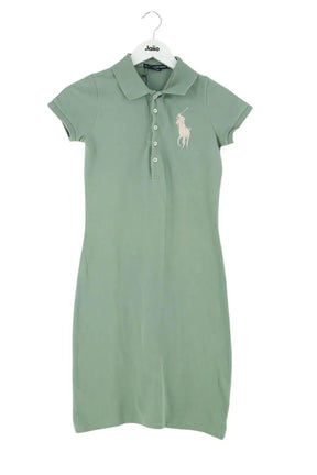 Robe Ralph Lauren Turquoise en Coton, taille XS - Seconde Main