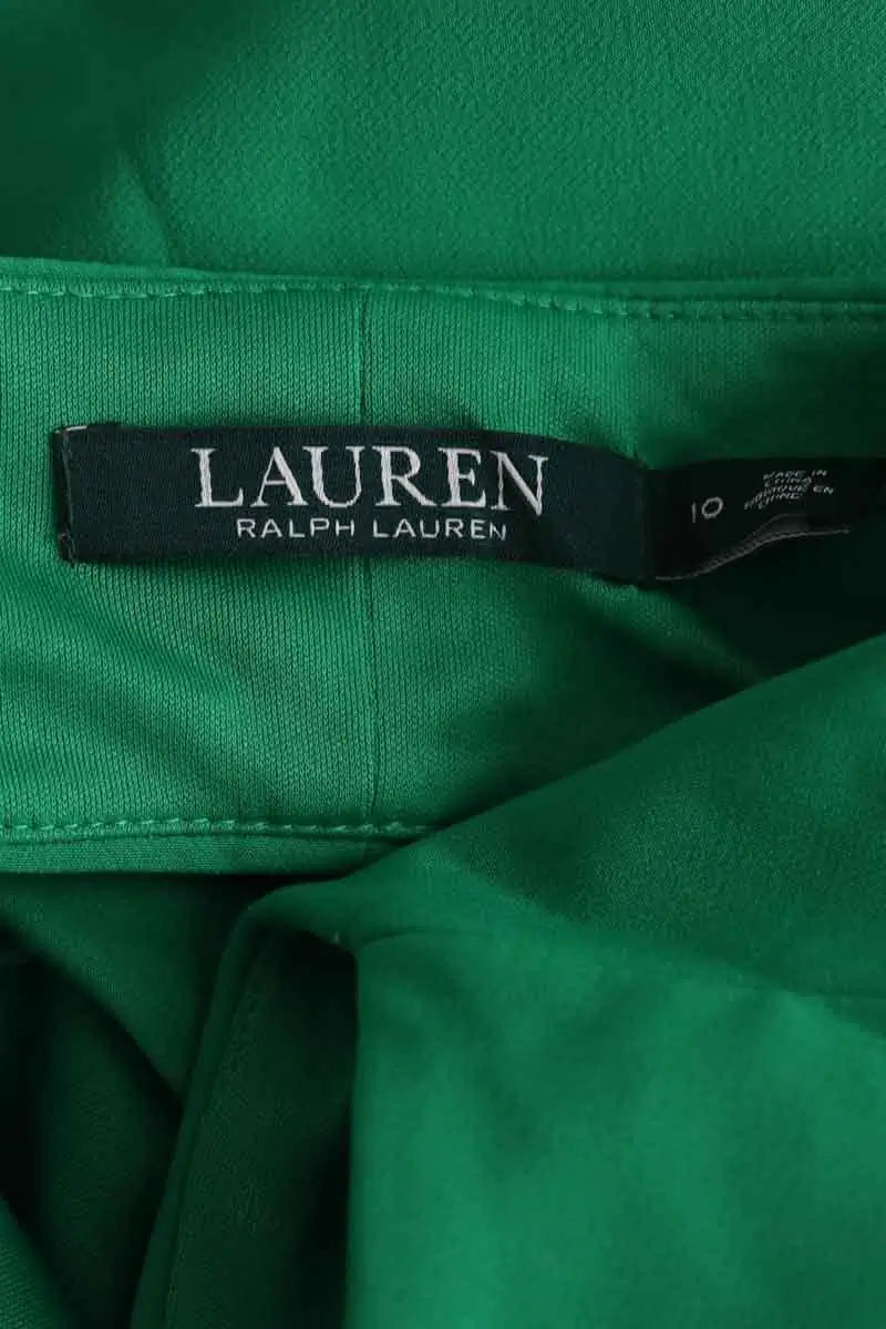 Robe Ralph Lauren Vert en Synthétique