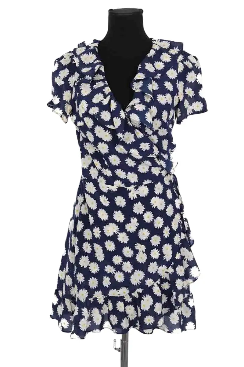 Robe Réalisation Marine en Soie, taille S - Seconde Main