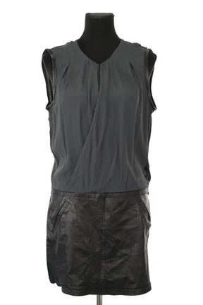 Robe Rebecca Taylor Noir en Cuir, taille S - Seconde Main