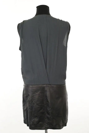 Robe Rebecca Taylor Noir en Cuir