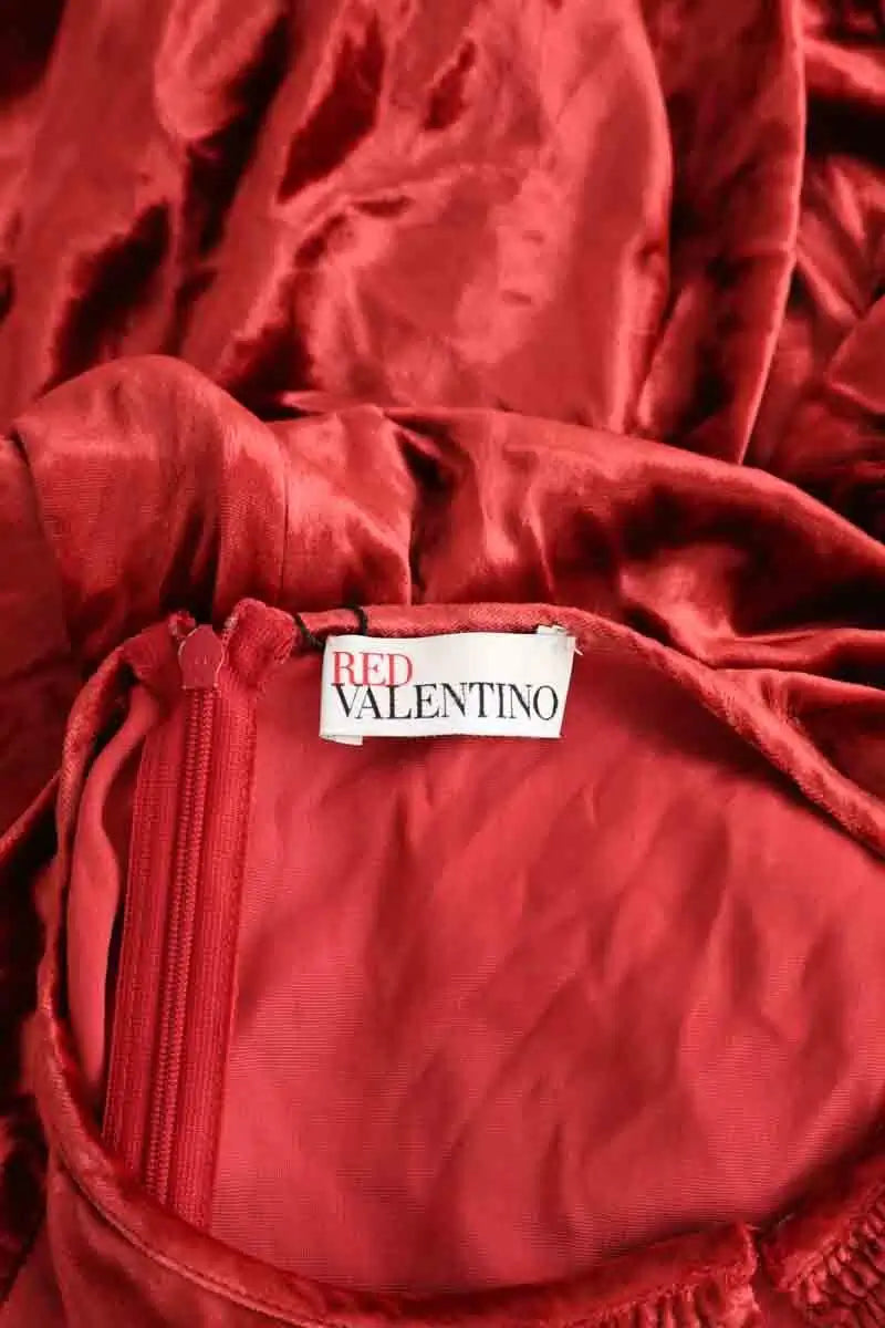 Robe Red Valentino Rouge en Velours