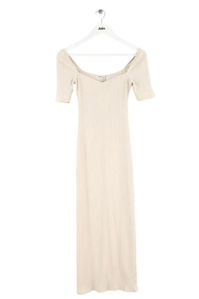 Robe Reformation Beige en Synthétique, taille XS - Seconde Main