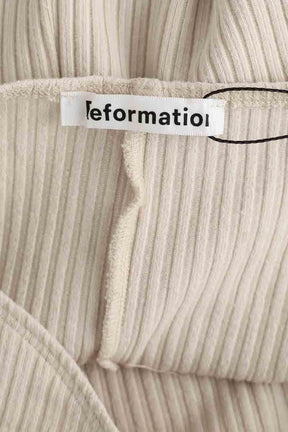 Robe Reformation Beige en Synthétique