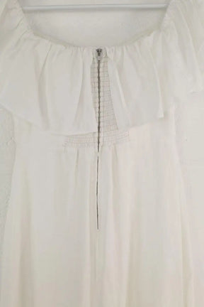 Robe Reformation Blanc en Lin