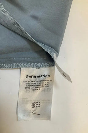 Robe Reformation Bleu en Soie