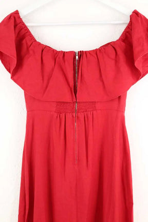Robe Reformation Marron en Lin