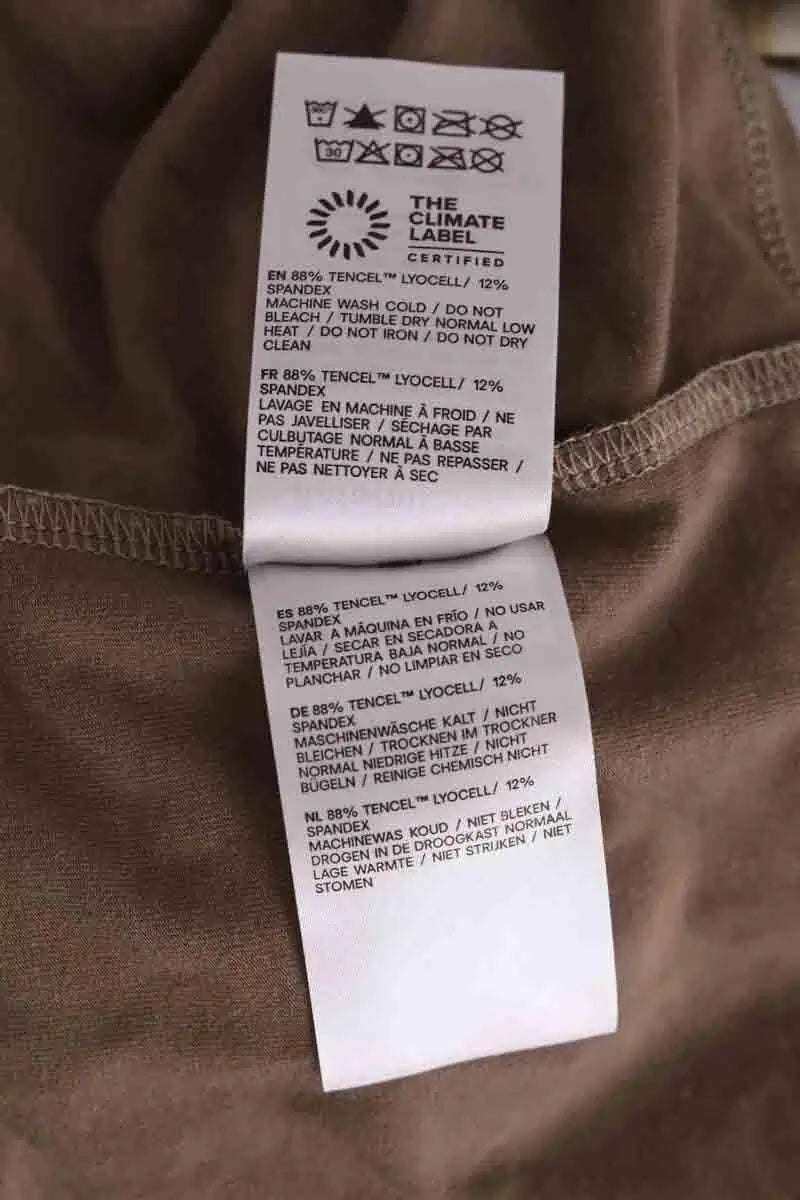 Robe Reformation Marron en Synthétique