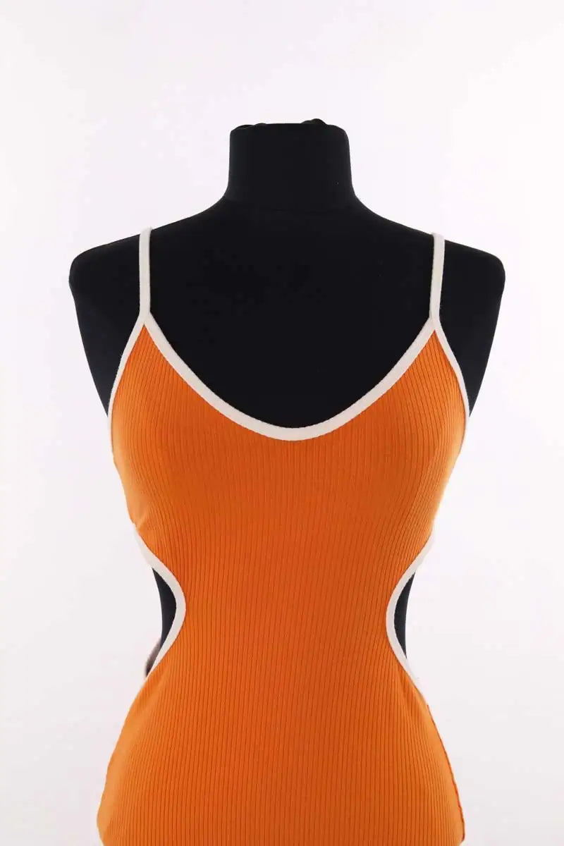 Robe Reformation Orange en Synthétique