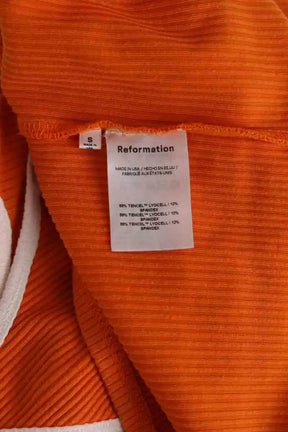 Robe Reformation Orange en Synthétique