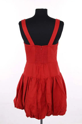Robe Reformation Rouge en Lin