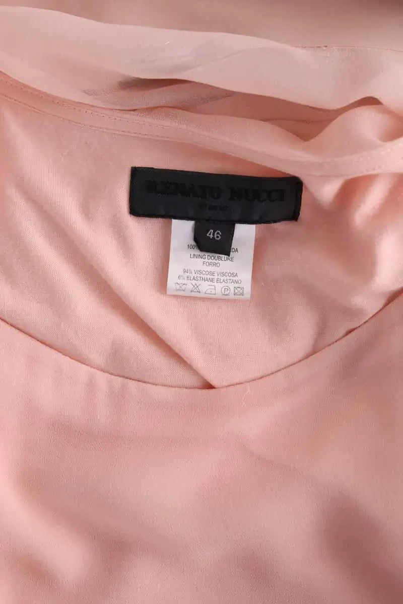Robe Renato Nucci Rose en Soie
