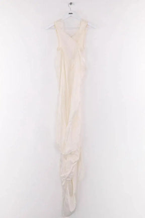 Robe Rick Owens Ecru en Synthétique