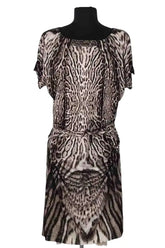 Robe Roberto Cavalli Blanc en Viscose, taille S - Seconde Main