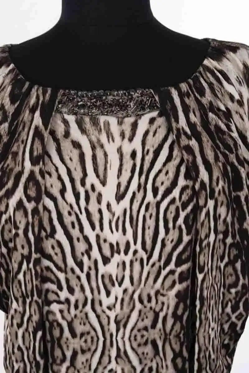 Robe Roberto Cavalli Blanc en Viscose