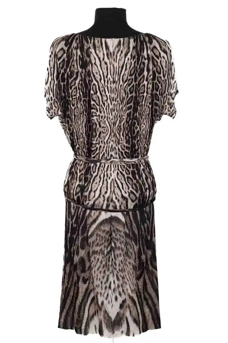 Robe Roberto Cavalli Blanc en Viscose