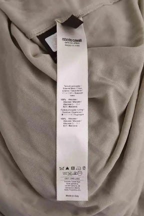 Robe Roberto Cavalli Blanc en Viscose