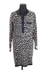 Robe Rodier Marron en Polyester, taille L - Seconde Main
