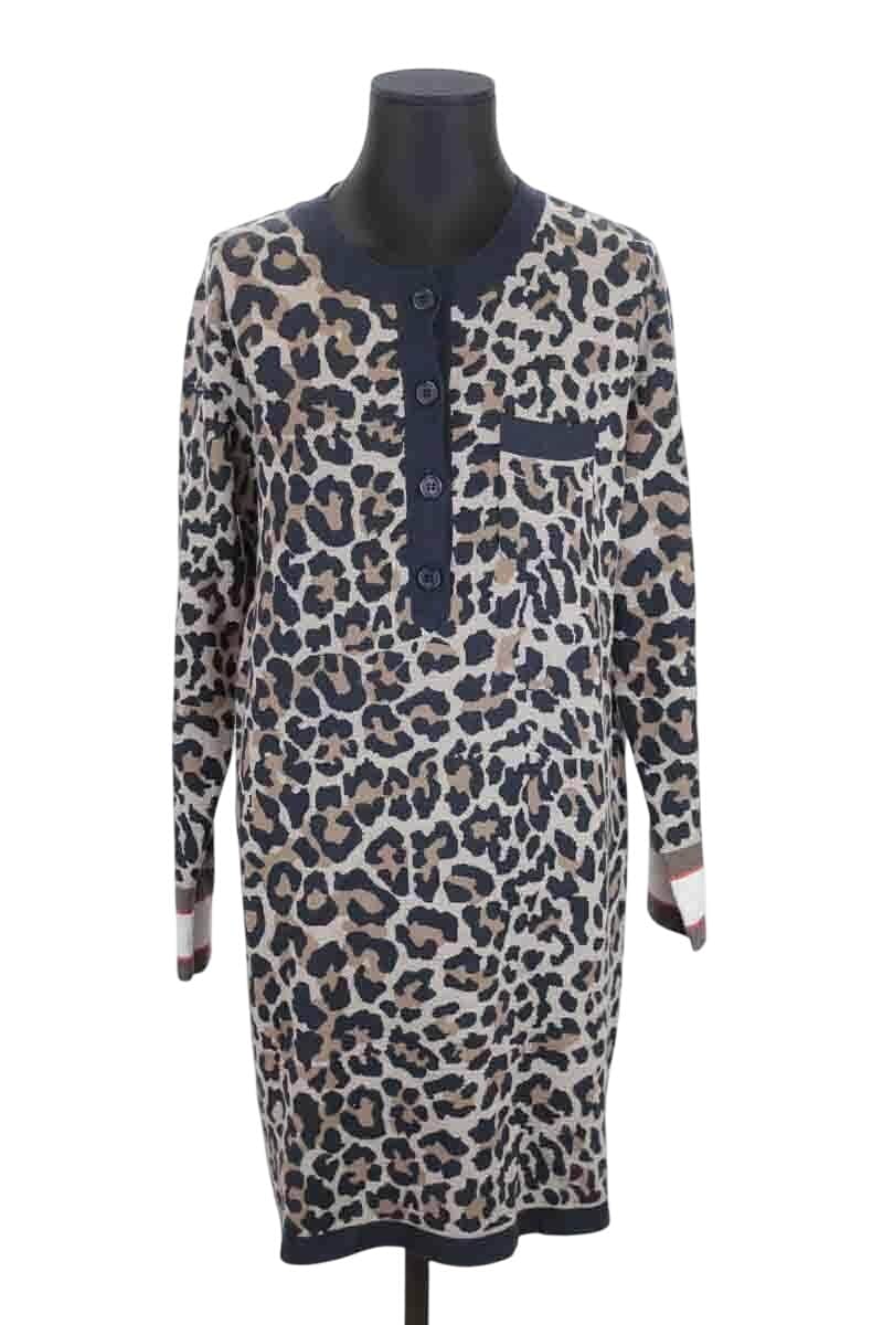 Robe Rodier Marron en Polyester, taille L - Seconde Main