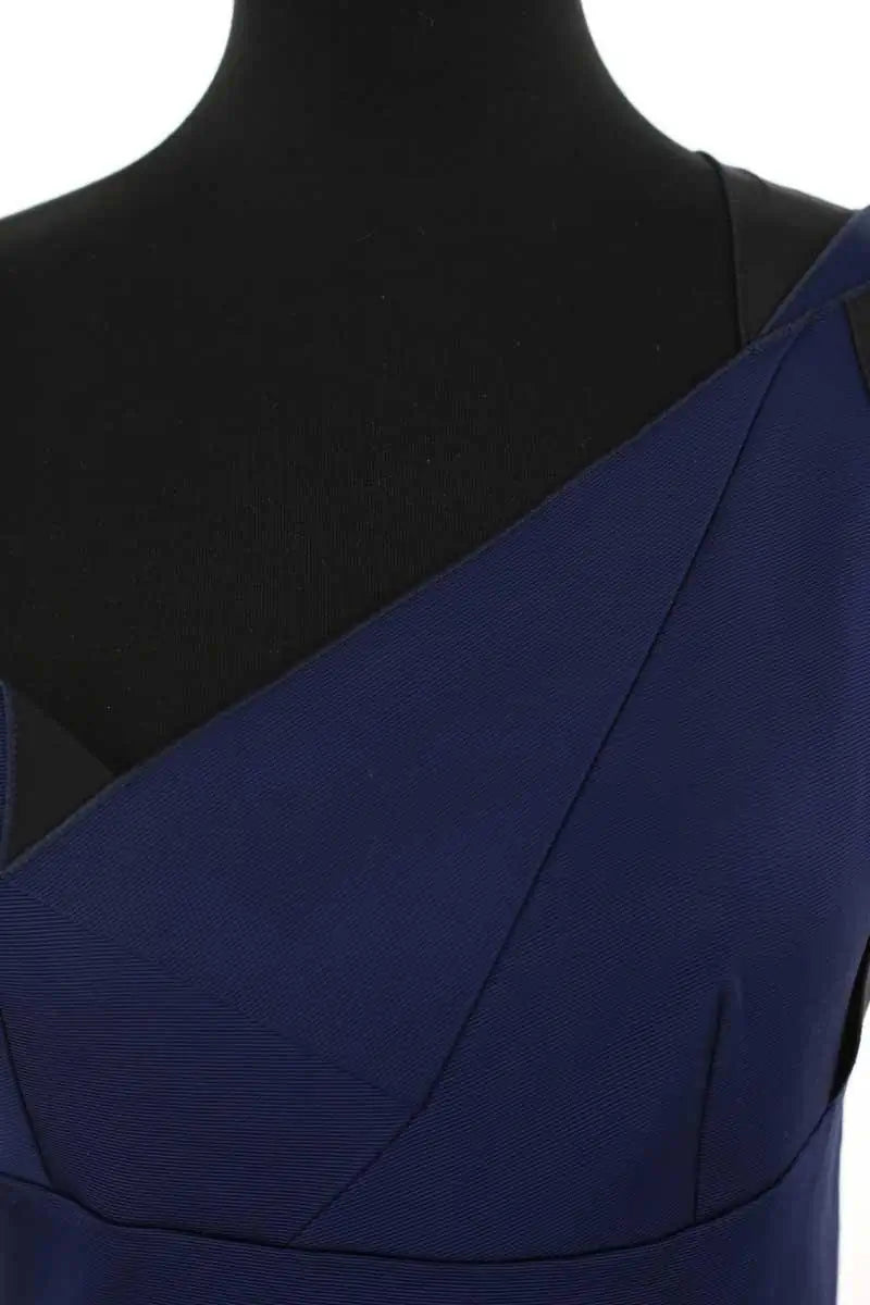 Robe Roland Mouret Bleu en Synthétique
