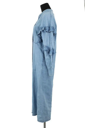Robe Roseanna Bleu en Coton