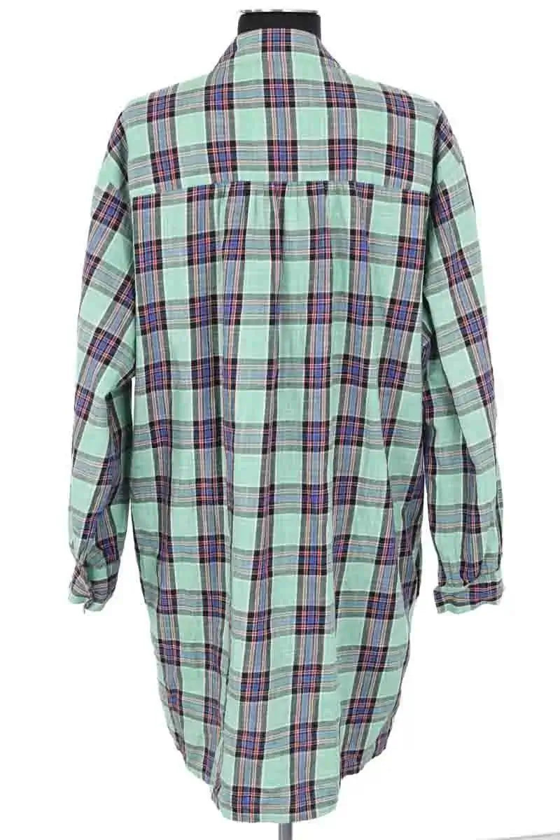 Robe Roseanna Vert en Coton