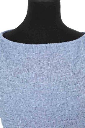 Robe Rouje Bleu en Coton