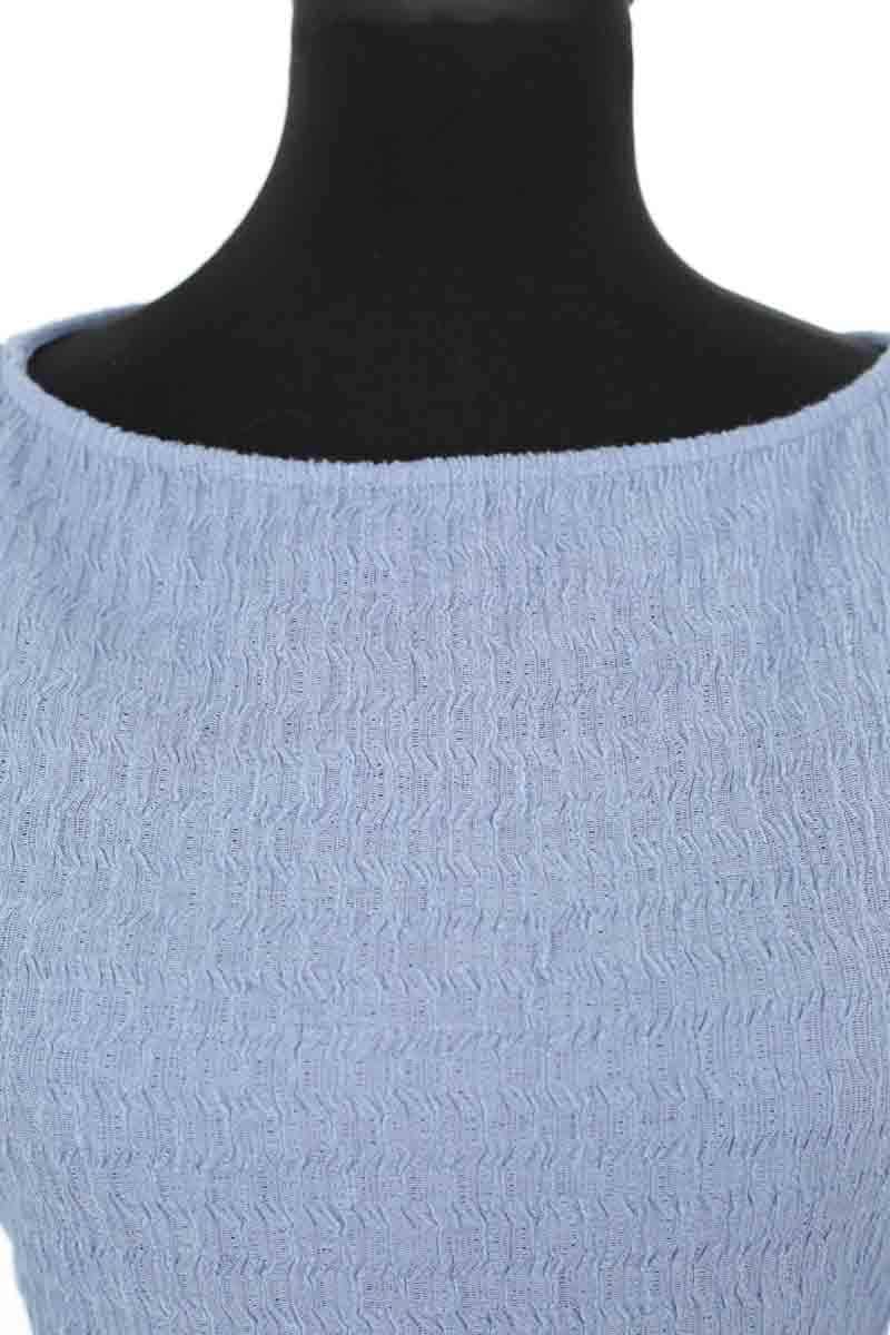 Robe Rouje Bleu en Coton