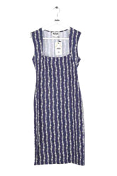 Robe Rouje Bleu en Coton, taille XS - Seconde Main