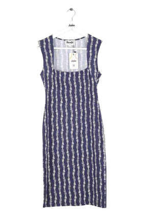 Robe Rouje Bleu en Coton, taille XS - Seconde Main