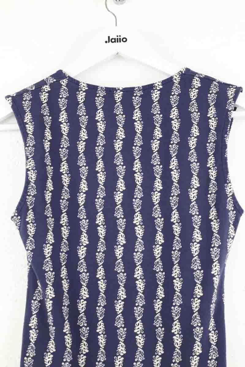 Robe Rouje Bleu en Coton