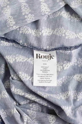 Robe Rouje Bleu en Coton