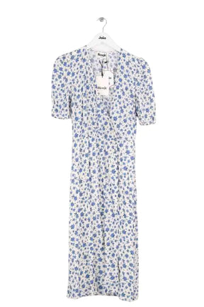 Robe Rouje Gabin Bleu en Viscose, taille S - Seconde Main