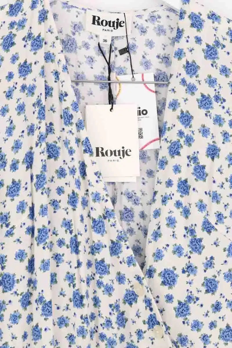 Robe Rouje Gabin Bleu en Viscose